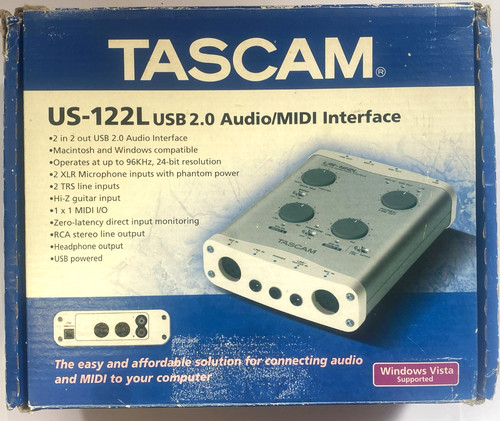 Tascam 122l usb audio midi - tascam, audio/midi