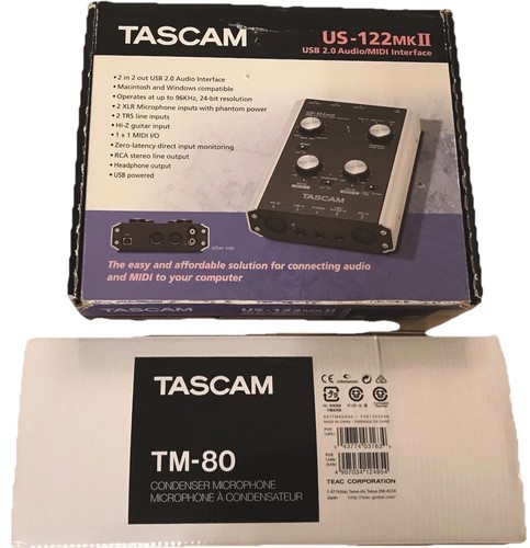 Tascam 122 audiointerface - us,